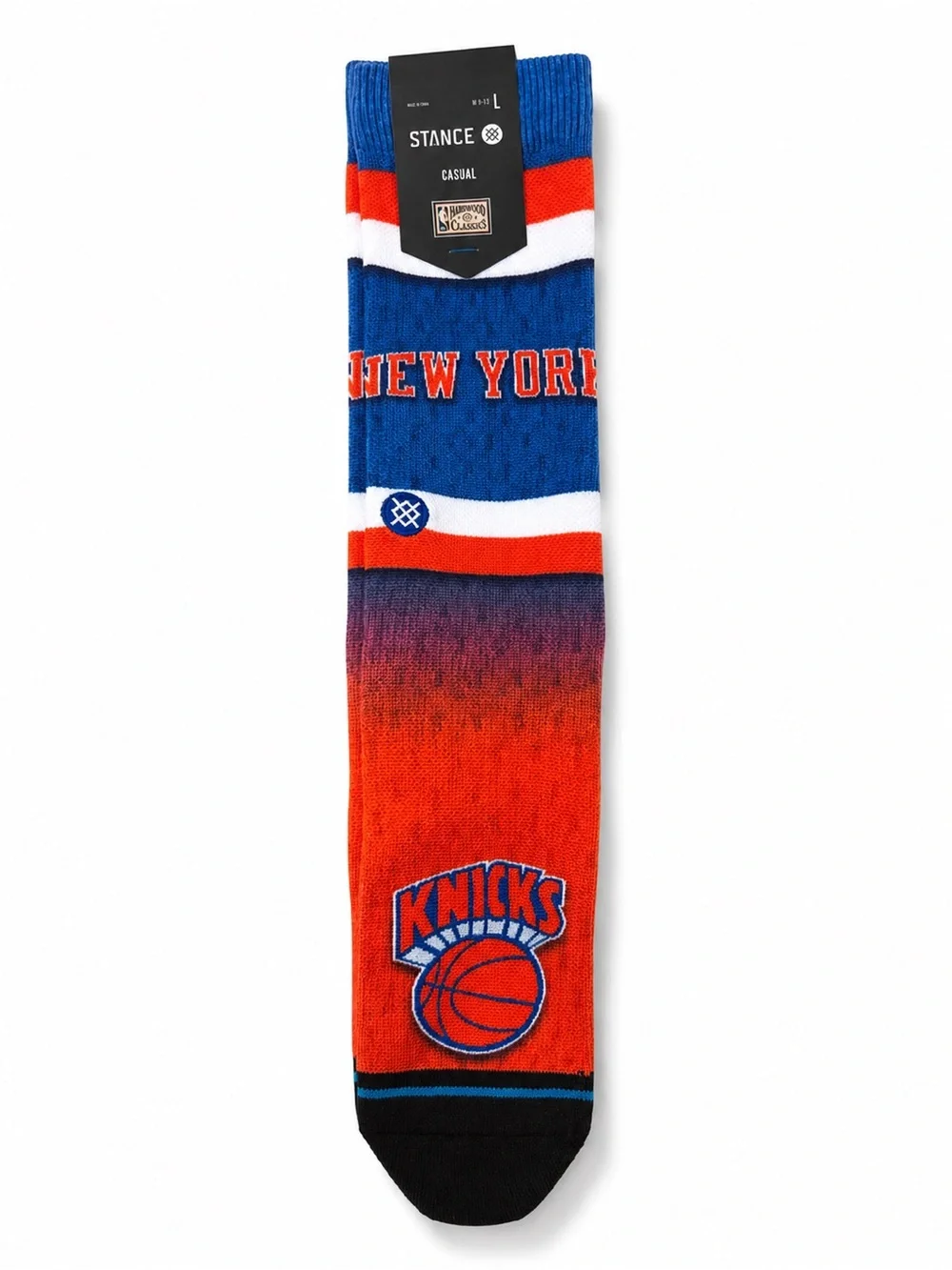 ✨Brand New ✨Stance New York Knicks Ombre Crew Socks - Blue, Orange & Black
